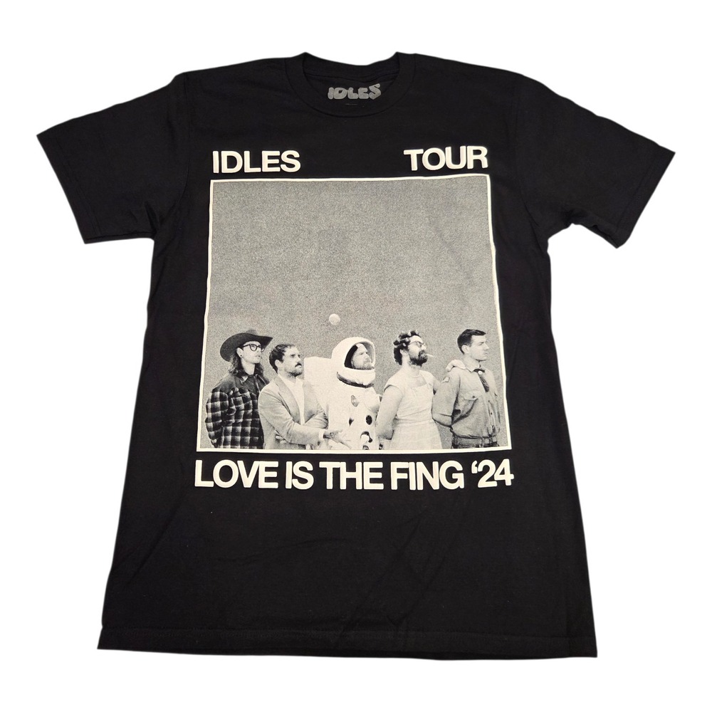 Idles Tour‎ Love Is The Fing '24 Rock Band Shirt Mens Medium - Picture 2 of 6